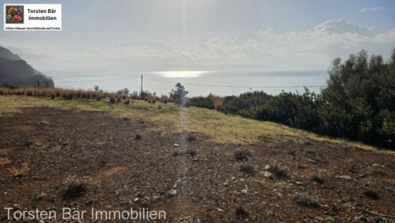 Agia Galini Baugrundstück mit Meerblick in Agia Galini, Kreta Grundstück kaufen
